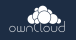 ownCloud logo for use on a light background